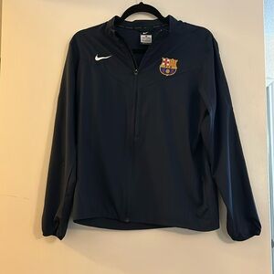 Nike Soccer Barcelona Zip Up Windbreaker